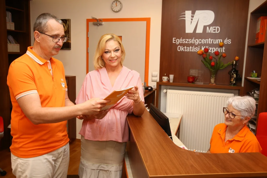 Csomor Csilla lézeres vissszérműtéten a VP-Med Egészségcentrumban